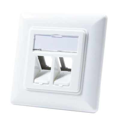 Logilink NK4020 Socket 2 X RJ-45 Keystone White — image 1