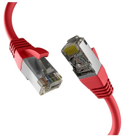 Efb CAT.8.1 Red 1M RJ45 Network Cable S FTP Pimf