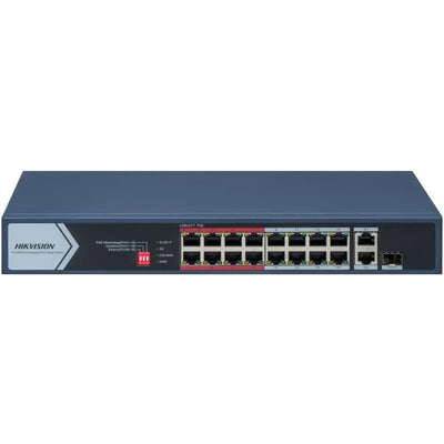 Hikvision DS-3E0318P-E/M(c) Switch PoE Fast Ethernet No Gestionado 16 Ports — image 1