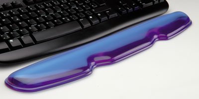 Roline Handauflage Keyboard Silicone Transparent Blue