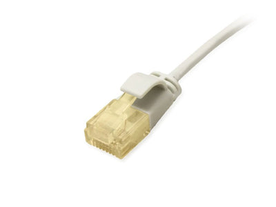 Equip Network Cable CAT.6A Slim U UTP 2x RJ45 0.15M Grey Lszh — image 1