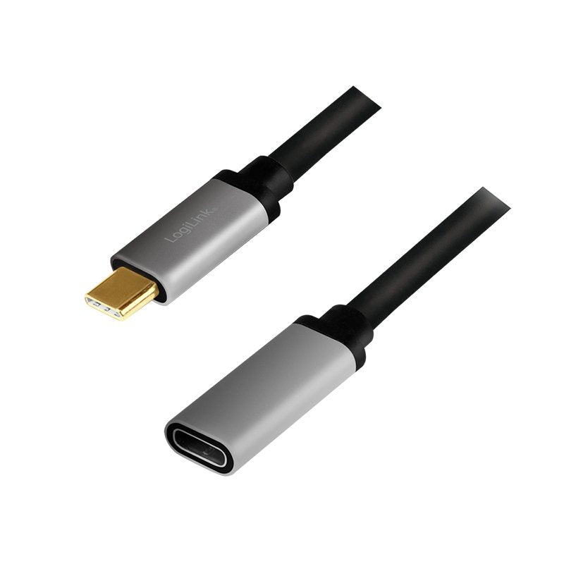 Logilink Cable CUA0105 USB 0,5M USB 3.2 Gen 2 (3.1 Gen 2) USB C Black Grey