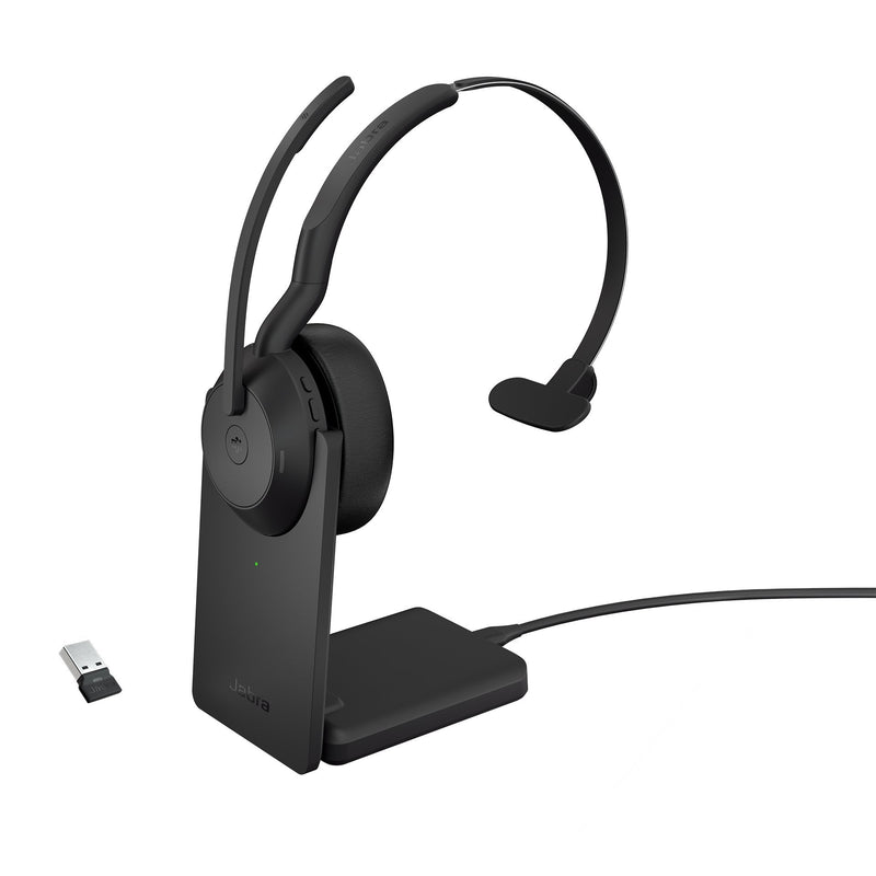 Jabra EVOLVE2 55 Auriculares Inalámbrico Y Alámbrico Diadema Bluetooth Base Charging Negro 25599-899-989