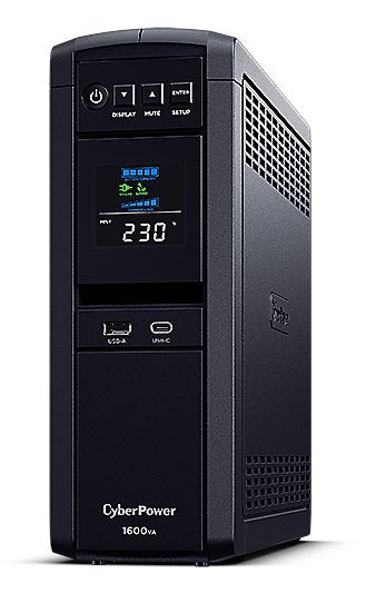 Cyberpower UPS Line Interactive CP1600EPFCLCD 1600VA-1000W 6 Salidas Formato Tower