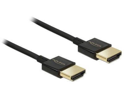 Delock HDMI Cable a Male HDMI a Male 2,0M Slim — image 1