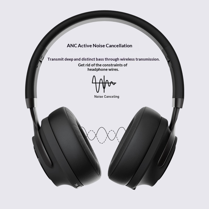 ANC Noise-Canceling Wireless Bluetooth Headset