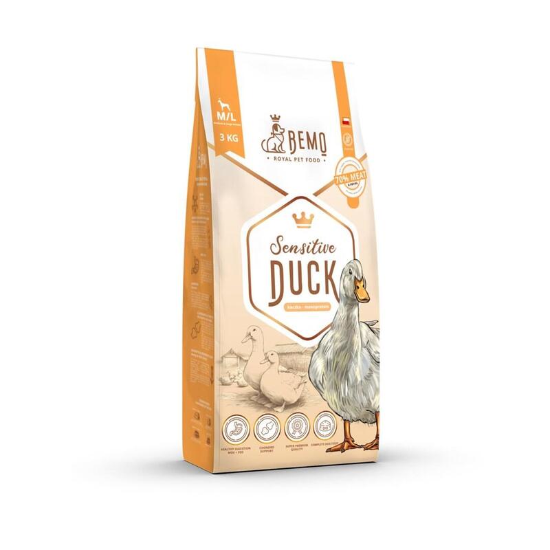 Bemo Sensitive Duck Medium/Large Mono - Alimento Seco Perros - 3KG