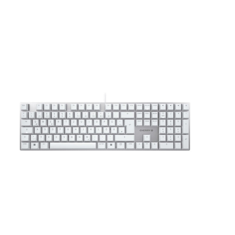 Cherry Keyboard German Kc 200 Mx USB Qwertz Silver White