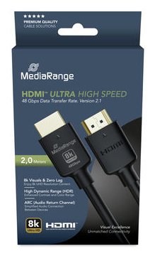 Mediarange Cable MRCS220 HDMI 2M HDMI Type a Standard Black