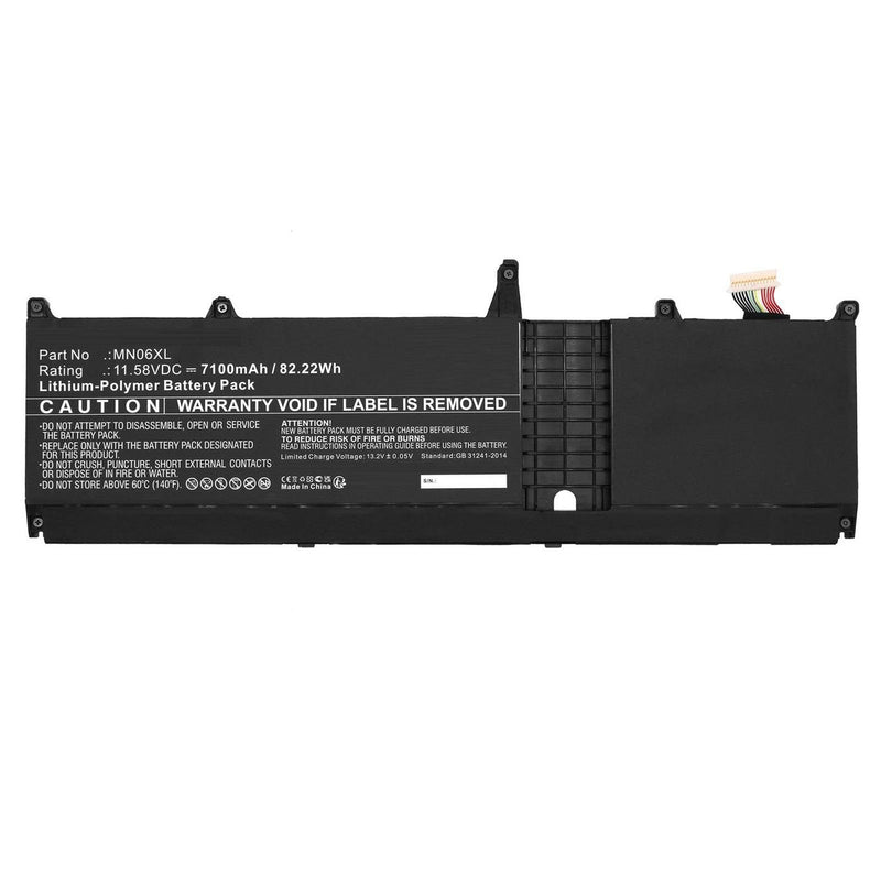 Laptop Battery For HP 82.22WH 11.58V 7100MAH