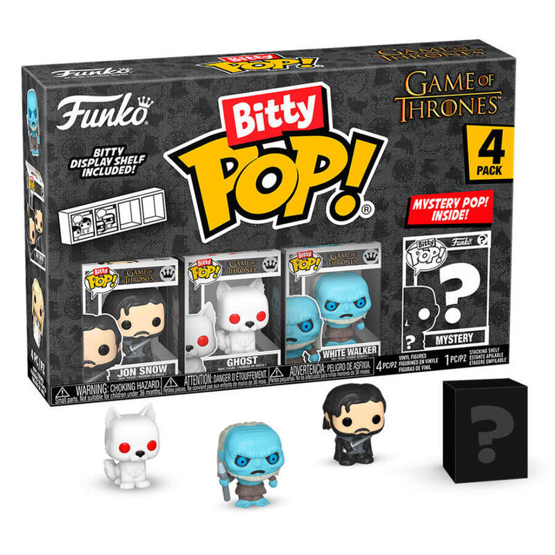 Blíster 4 Figuras Bitty Pop Set de Tronos Jon Snow