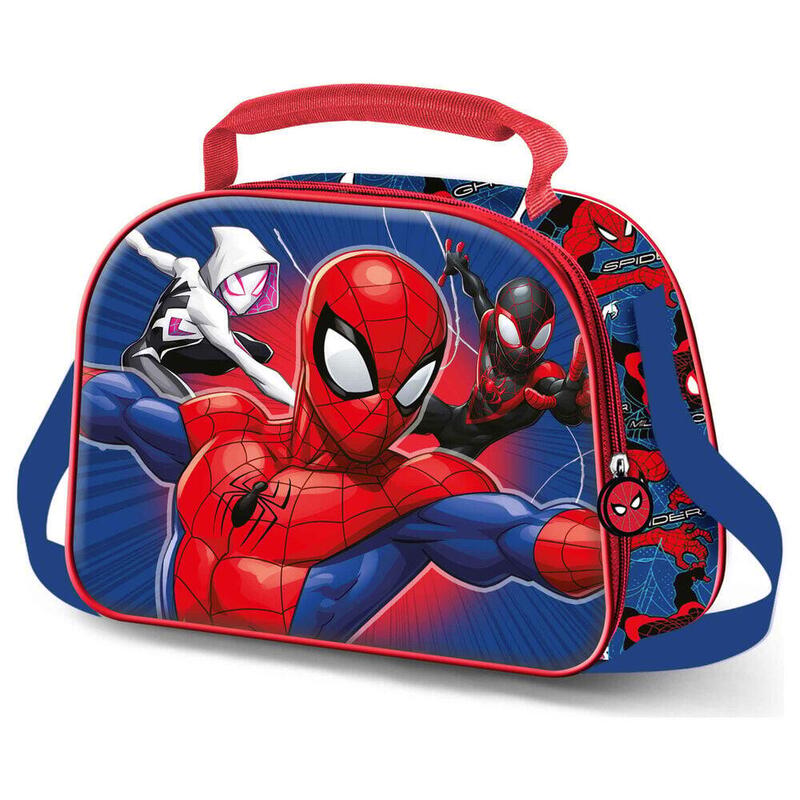 Bag Portameriendas 3D Word Spiderman Marvel