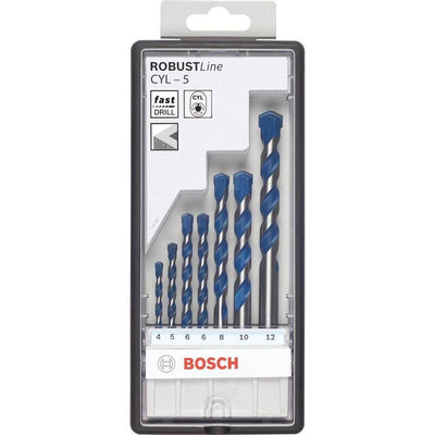 Bosch Set Of Drill Bits Hormigón CYL-5, 7 Pieces Set Of Drill Bits 2608588167 — image 1