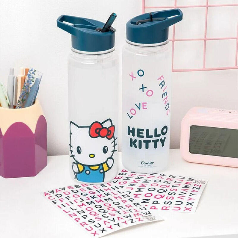 Bottle With Pegatinas Hello Kitty 650ML