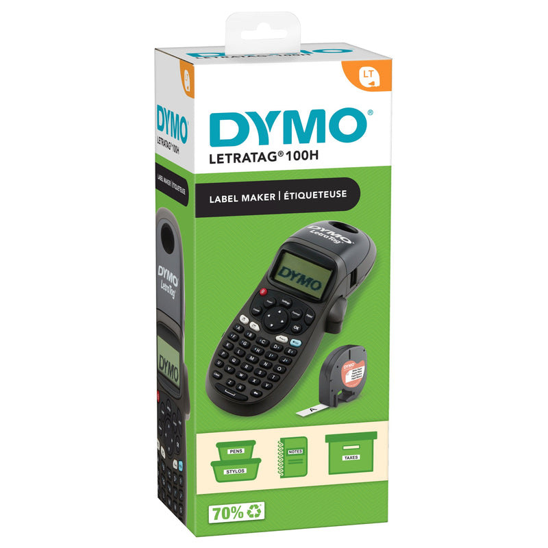 Dymo Printer Letratag 100H Labels Thermal Directa Colour 180 X 180 DPI 12MM/S
