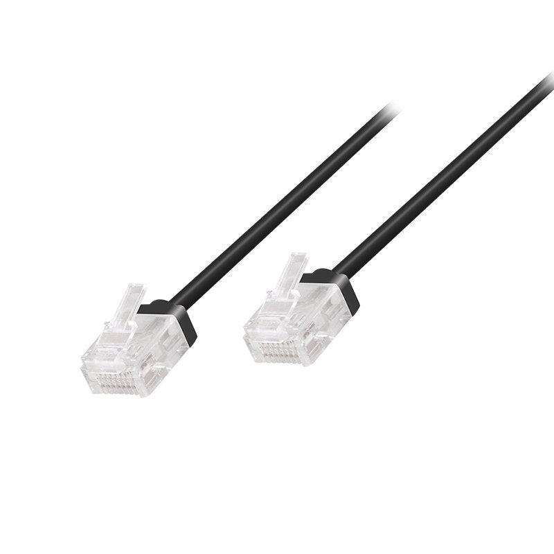 Logilink Patch Cable CAT.6A U UTP Slim High-flex, Black 15M
