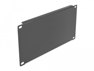Delock Cover Ciega Gabinete Network 10 3U Black — image 1