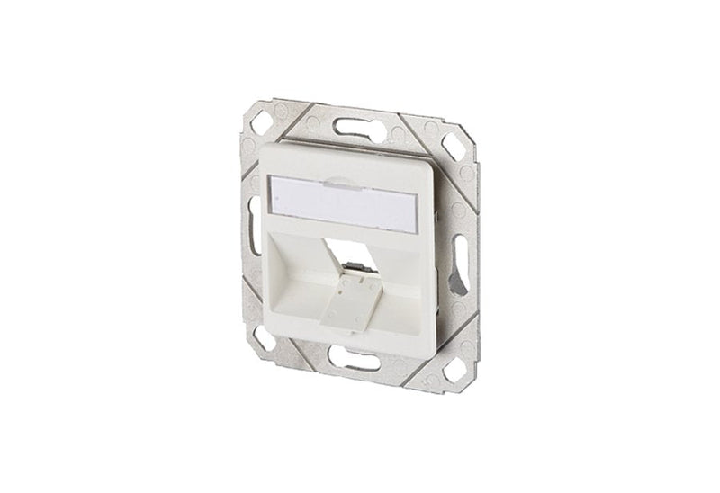 Metz Connect Módulo Socket Connection Upk 1 Port Unbestuckt White Puro
