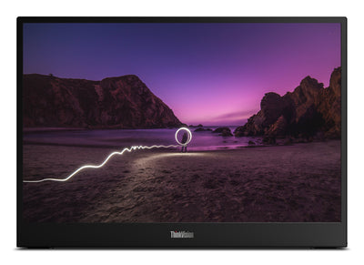 Lenovo Monitor Laptop Thinkvision M16 LED 16 1920 X 1200 @ 60 HZ IPS 300 Cd/M² 1500:1 6 Ms HDMI DisplayPort US — image 1