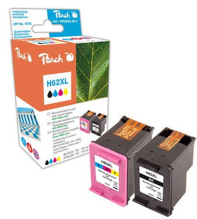 Peach 0F319639 Ink Cartridge Black Cyan Magenta Yellow 2 Pieces — image 1