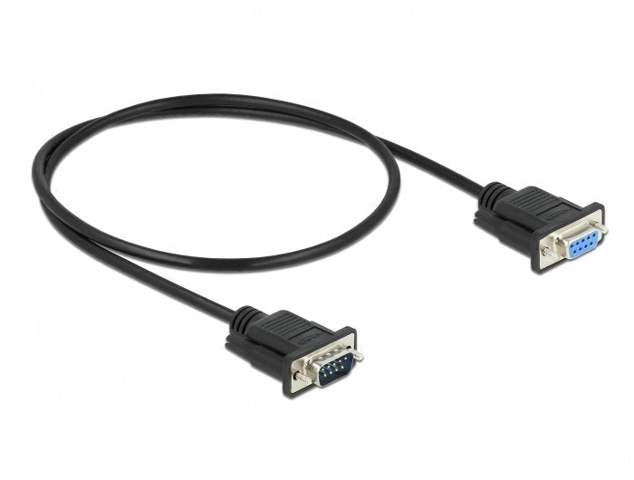Delock Cable RS-232 SUB-D9 Male a Female 0,5M