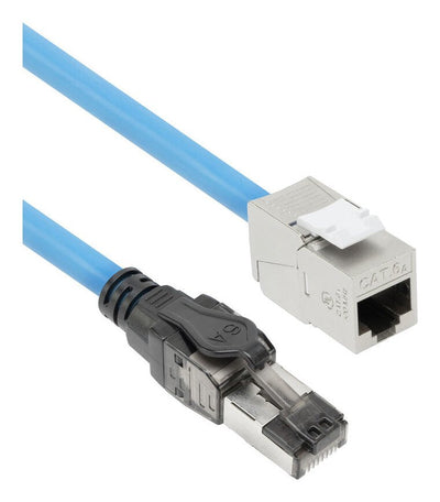 Purple 50 Meters S FTP CAT.6A B2CA PoE + 100W Solid Prefab Installation Cable RJ45 Male – Female — image 1