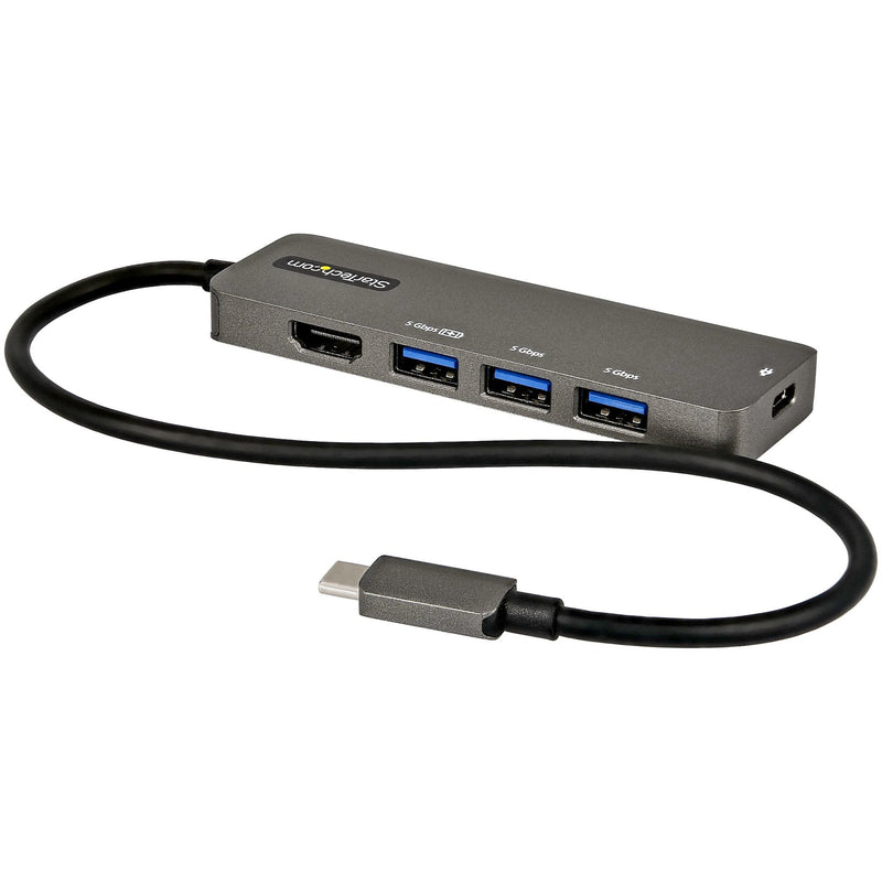 StarTech.com Adapter Multipuertos USB-C DP 1.4 - HDMI - 4x USB