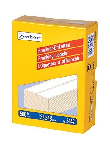 Avery Zweckform Frankieretiketten 138,0 X 48,0MM — image 1