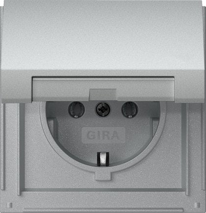 Gira 445465 Schuko Kd Gira TX_44 F Alu — image 1
