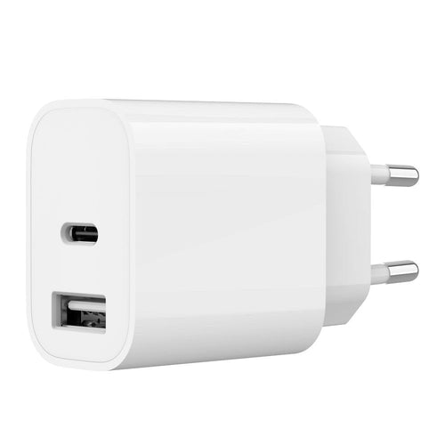 Charger USB Type-c And USB-A 5V 2.4A - 12W - White — image 1
