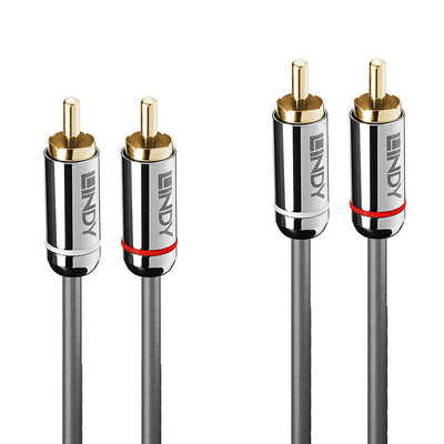 Lindy Audiocable Dual Phono 3.5MM Cromo Line 2M — image 1