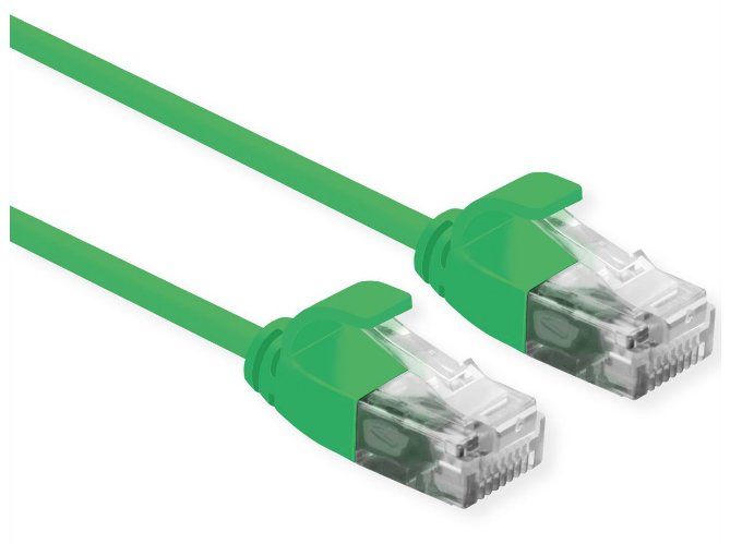 Roline UTP Datacenter Network Cable CAT.6A (class Ea), Lsoh, Slim, Grn, 2M