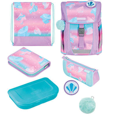 Herlitz Filoactive XL Plus Ocean Lights Set Of Backpack School Chica Poliéster Blue Pink — image 1