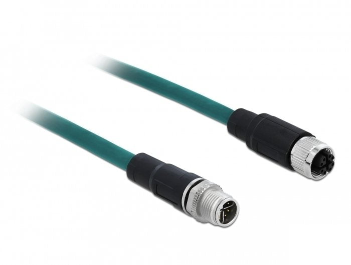 Delock Network Cable M12 8 Pin Tpu 5M