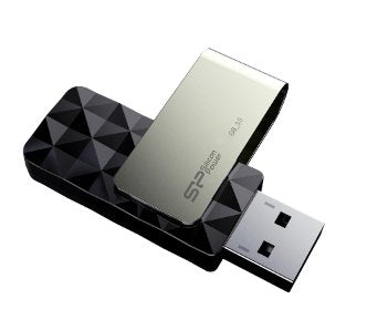 USB Flash Drive Silicone Power 256GB USB 3.0 B30 Black