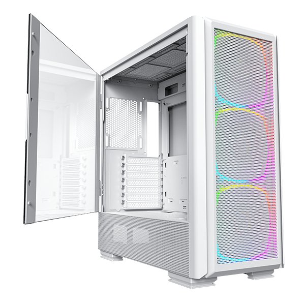 Montech PC Case Sky Two Gx Glass Tempered Skytwogxw White