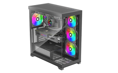 Xilence PC Case Xilent Gleam Glass Tempered X818.ARGB Black — image 1