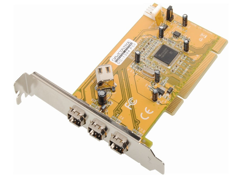 Dawicontrol DC-1394 Pci Card And Adapter Interfaz, Controlador Pci, Ti 43AB23, 400 Mbit/S, Alámbrico, Microsof