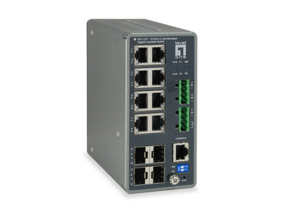 Levelone IGU-1271 Gestionado L3 Gigabit Ethernet (10/100/1000) Grey — image 1