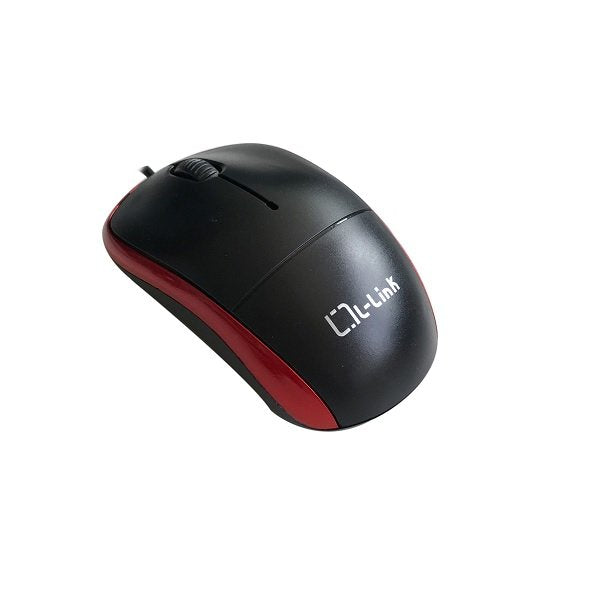 L-link Mouse USB Optico Black/Red LL-2080-R