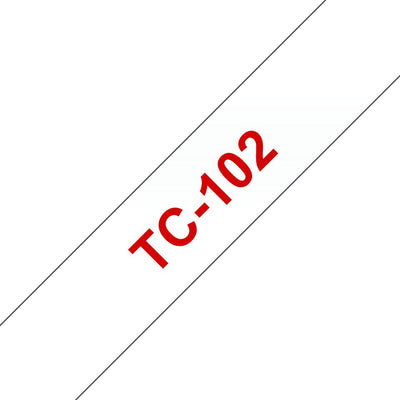 Brother TC-102 Tape Printer Labels — image 1