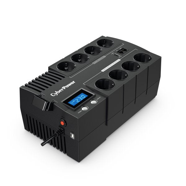 Cyberpower UPS Line Interactive BR700ELCD 700VA-420W 8 Salidas Formato Bloque