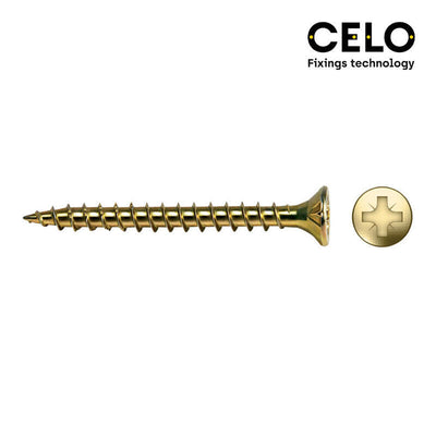 Celo Box 200 Unid. Screw Wood Avellanado Pz Din/Ref Vlox Ø6X60MM Bricomatado + Lubr. — image 1