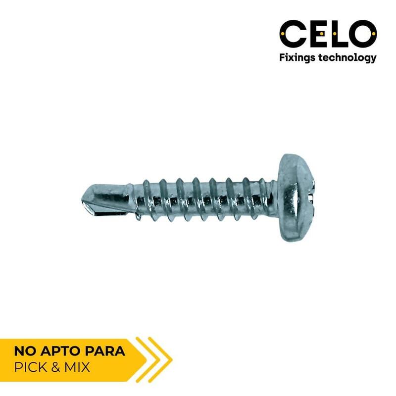 Celo Caja 500 Unid. Punta Taladro Broca Alomada (rosca Chapa) Philips Din/Ref 7504N Ø4,2X19MM Zincado
