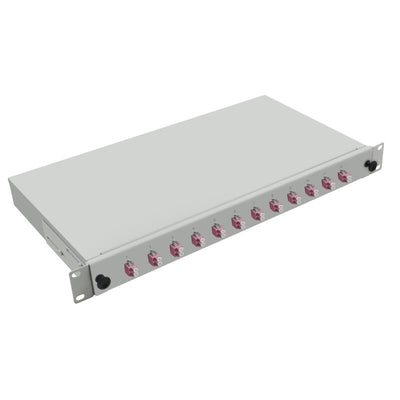 Helos Box Of Conexiones Fo 19 With 12 Adaptadores Lc Dúplex OM4, Grey — image 1