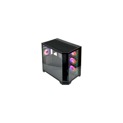 PC Case L-link Nova S/Power Supply USB 3.0 C/4 Fans RGB C/Window — image 1