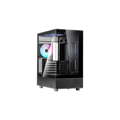 Silverstone Boxes PC SST-LD04-B-ARGB Tower Black — image 1