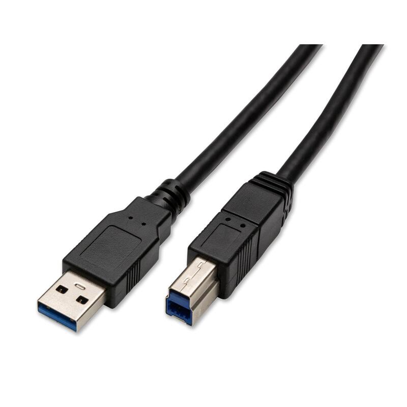 Captiva USB Cable Connector Type a Male B Connector Male Black 2M USB-A a Usb-b