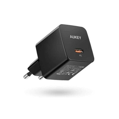 Aukey Wall Charger PA-Y20S Black Min I 1x USB-C — image 1
