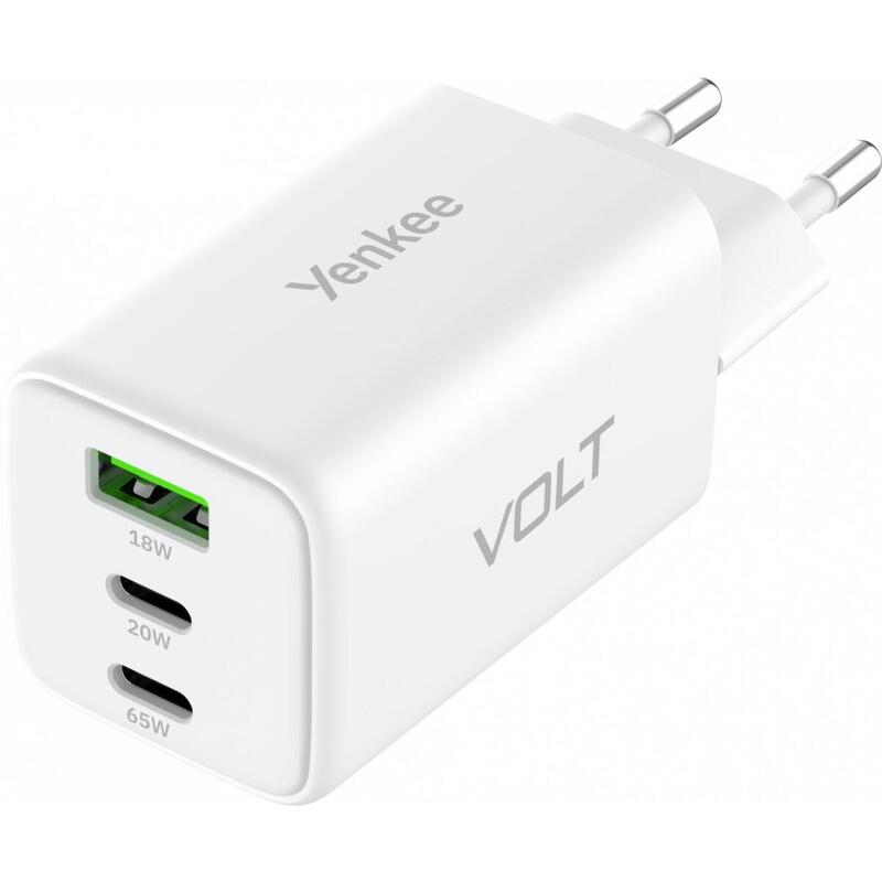 Charger Network 3x USB 65W 3,24A Power Delivery 3.0 QC4.0